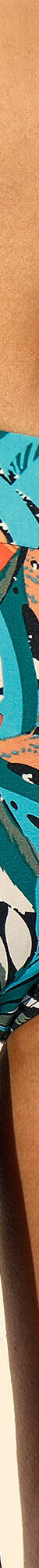 Maxi-zwemslip met hoge taille Baracoa, 'platte buik' effect (zwart / koraal) Maxi-zwemslip met hoge taille Baracoa, 'platte buik' effect (zwart / koraal)